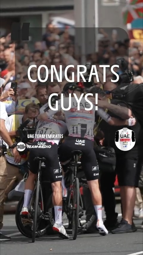 ๐ Team radio - @UAE-TeamEmirates ๐ A job well done! ๐ Du travail bien fait ! #TDF2023