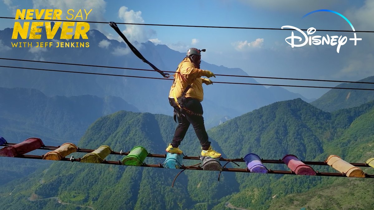 Adventure is for everyone – just ask Jeff Jenkins! #NeverSayNever with Jeff Jenkins premieres July 9 on National Geographic TV, streaming July 12 on #DisneyPlus and Hulu.