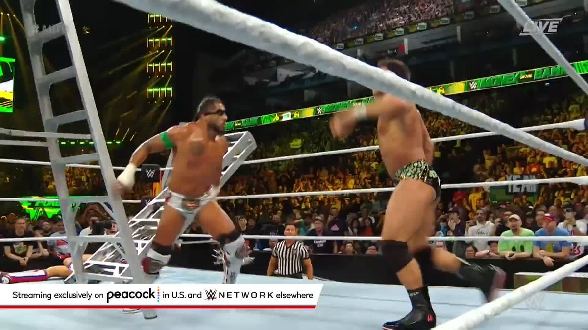 THIS CROWD IS ELECTRIC! #MITB