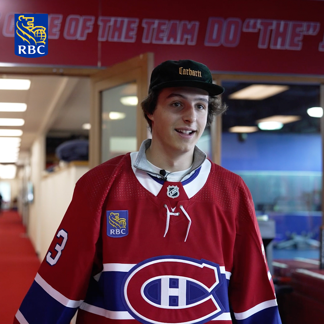 David Reinbacher's first visit to Montreal was in 2017. His second visit was on Friday as a Montreal Canadien 🤩 #GoHabsGo | RBC