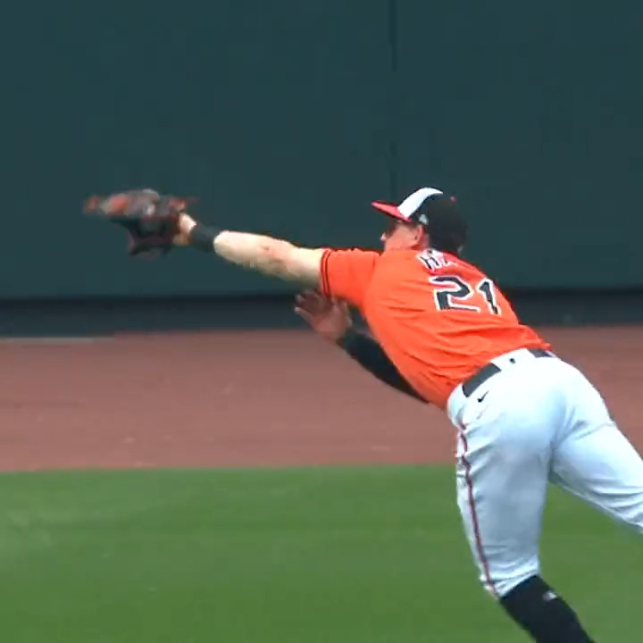 Austin Hays does his own stunts. (MLB X Mission: Impossible)
