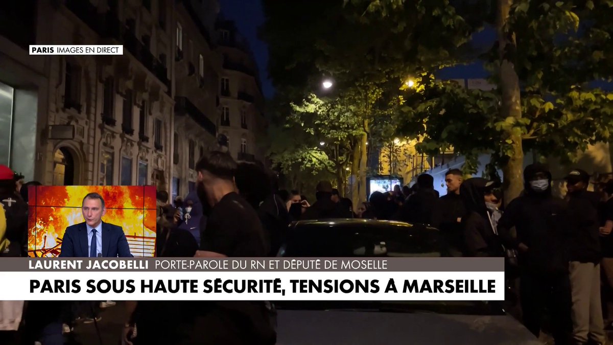 Laurent Jacobelli, porte-parole du RN : «Quand un gamin jette un cocktail molotov sur une voiture de police et que le lendemain il est libre, il ne comprend pas la limite entre le bien et le mal» #SoirInfoWE