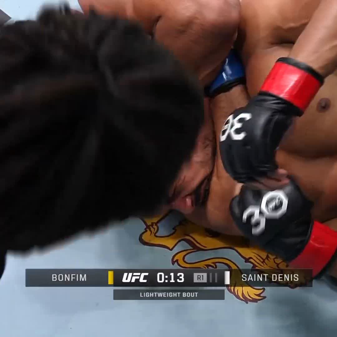 🚨🚨 BENOÎT SAINT-DENIS PULVÉRISE BONFIM AU PREMIER ROUND 🤯💥 C'EST UN MOOOOOONSTRE 🇨🇵 #UFCVegas76