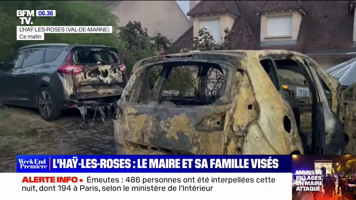 L'Haÿ-les-Roses: le domicile du maire attaqué en pleine nuit alors que sa femme et ses enfants se trouvaient dans la maison