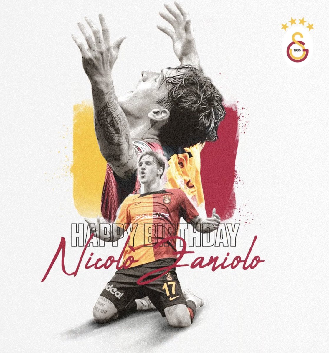 Bugün futbolcumuz Nicolò Zaniolo'nun doğum günü. 🎂 İyi ki doğdun Zaniolo! 🥳