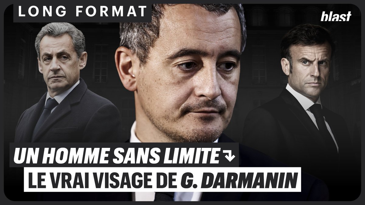 Un homme sans limite : le vrai visage de G. Darmanin ➡️ Trahisons, mensonges et abus de pouvoir... Blast a enquêté sur le ministre de l'Intérieur. Celui qui se rêve président de la République est prêt à tout pour y arriver. Un long format de Yanis Mhamdi.