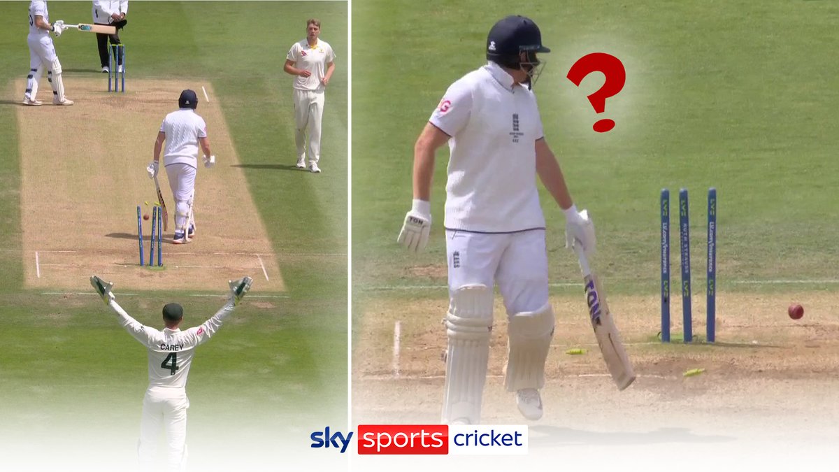 Jonny Bairstow is run out! ❌ A MASSIVE moment in this Test match.