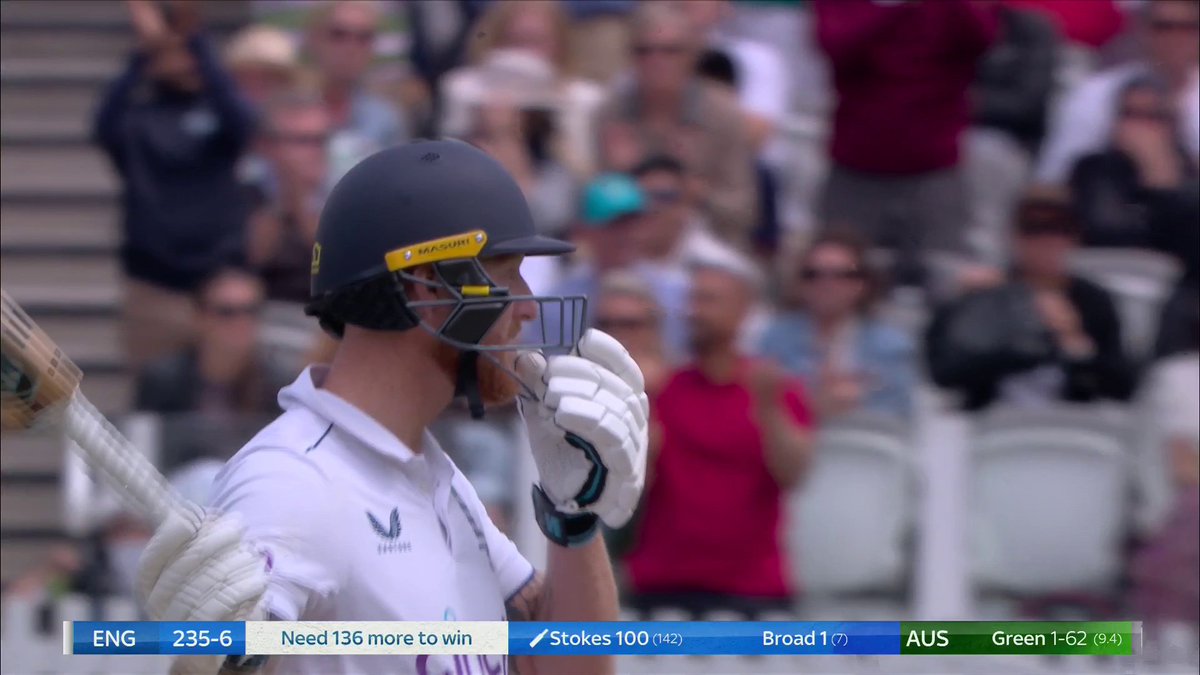 100 FOR BEN STOKES! ⭐ Simply magnificent. England's superman 🔥
