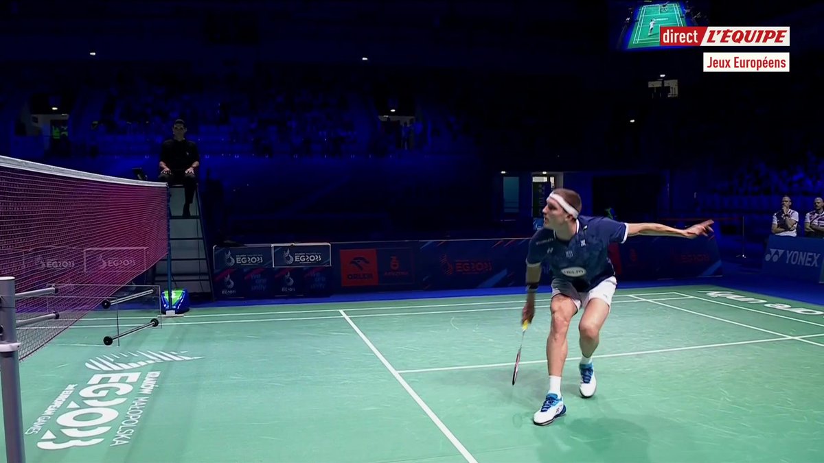 Ça se passe très bien pour Christo Popov dans ces Jeux Européens ! 💪🇫🇷 #lequipeBADMINTON