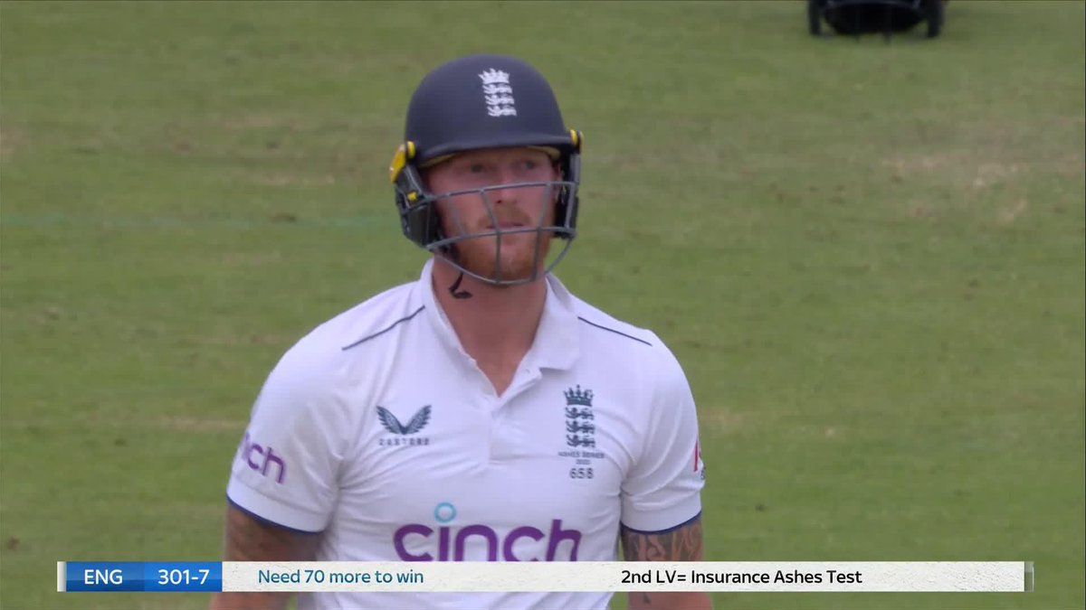A champion innings. Played in a way and a spirit to be proud of, as always 👏 @BenStokes38 | #Ashes