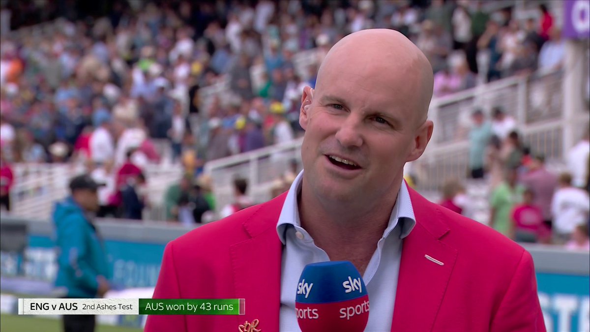 "Jonny Bairstow was being dozy going outside of his crease!" Andrew Strauss says he was "pretty comfortable" with the controversial wicket involving Bairstow &amp; Alex Carey.
