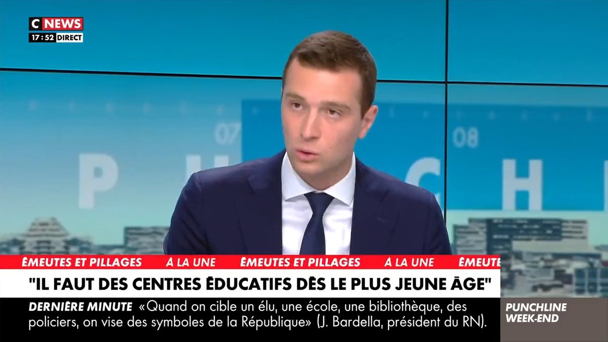 Nous militons pour que les allocations familiales soient supprimées aux parents de mineurs multirécidivistes lorsque les carences éducatives sont avérées. Il serait inadmissible que ce soit les Français qui payent les réparations des dégâts avec leurs impôts. CNEWS