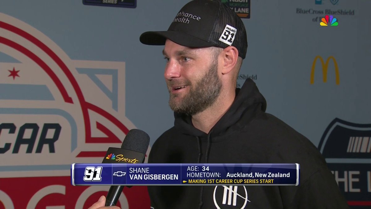 Three-time Supercars champ Shane van Gisbergen is making his NASCAR Cup Series debut in Chicago! PROJECT91 | Trackhouse Racing