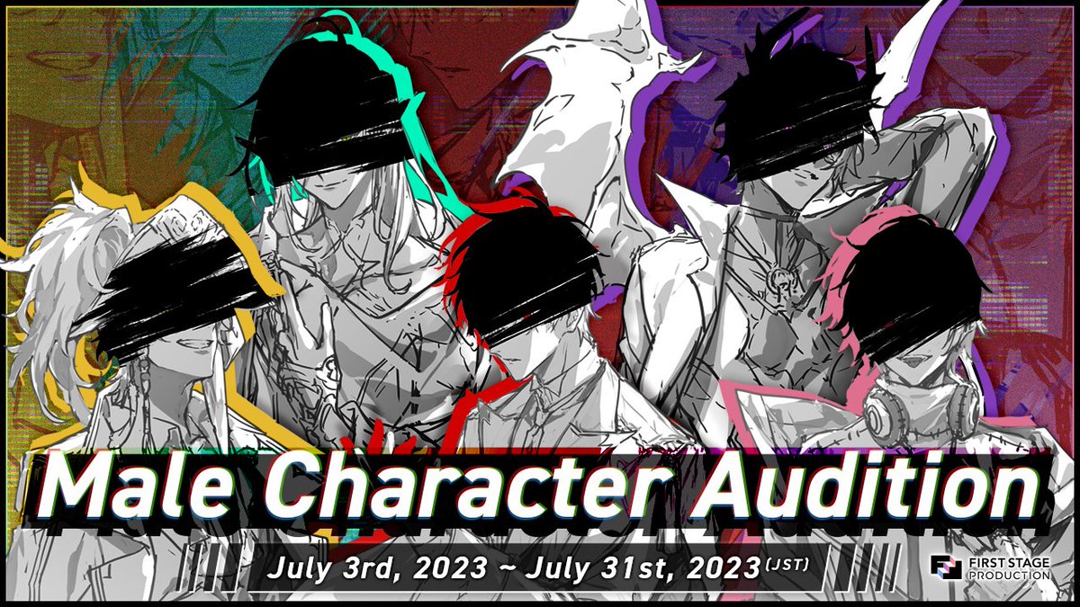 【VTuber Audition】 ✨ANNOUNCEMENT✨ FIRST STAGE PRODUCTION EN is seeking English-speaking talents to debut as male character VTubers 🗓️Deadline 7/31 23:59 JST / 07:59 PDT🗓️ The stage is all yours💫 #VTuberAudition #MaleVTuber #VTuberEN #FSP_EN
