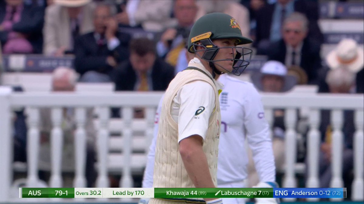 Jonny Bairstow trying to stump Marnus Labuschagne on day three of the second Test...