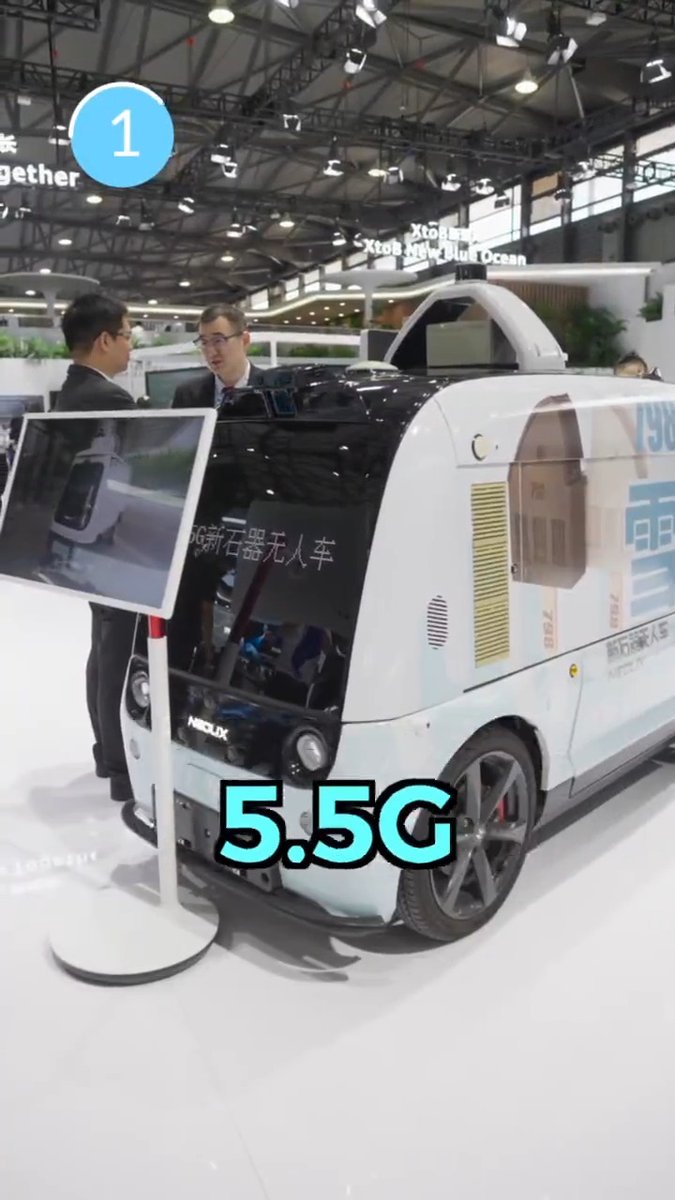 What’s the latest “scoop” on 5.5G at #MWC23 Shanghai? Meet Adam Lobo’s first ever fully automated, 5.5G-powered ice-cream van, equipped with cutting-edge tech for sweet treats on demand! #Huawei #BetterTogether #5GLeadstheStride