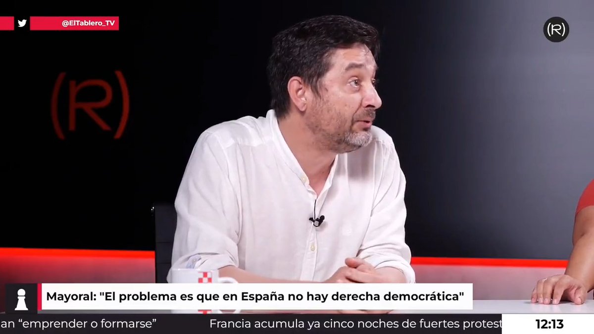 En España no hay derecha democrática. Esto de Rafa Mayoral 👇