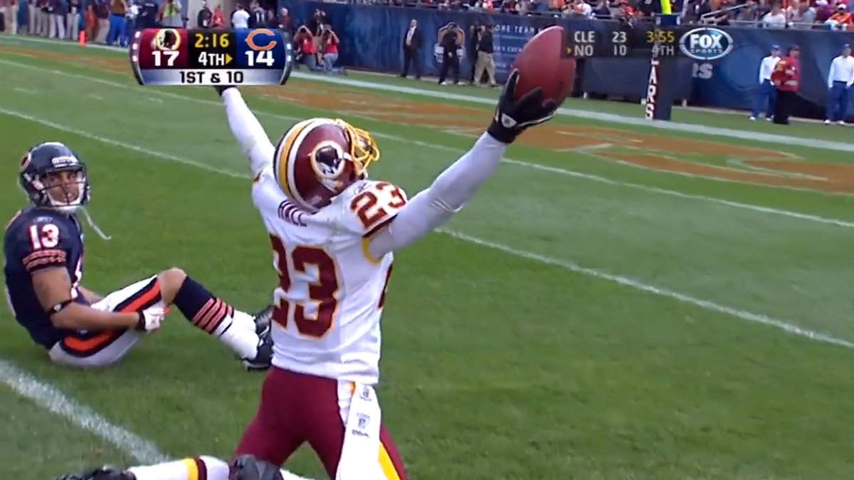 Remember when OG aka CAPTAIN 23 had 4 INTs, including a 92 yard pick-6, in ONE HALF?! Legendary.
