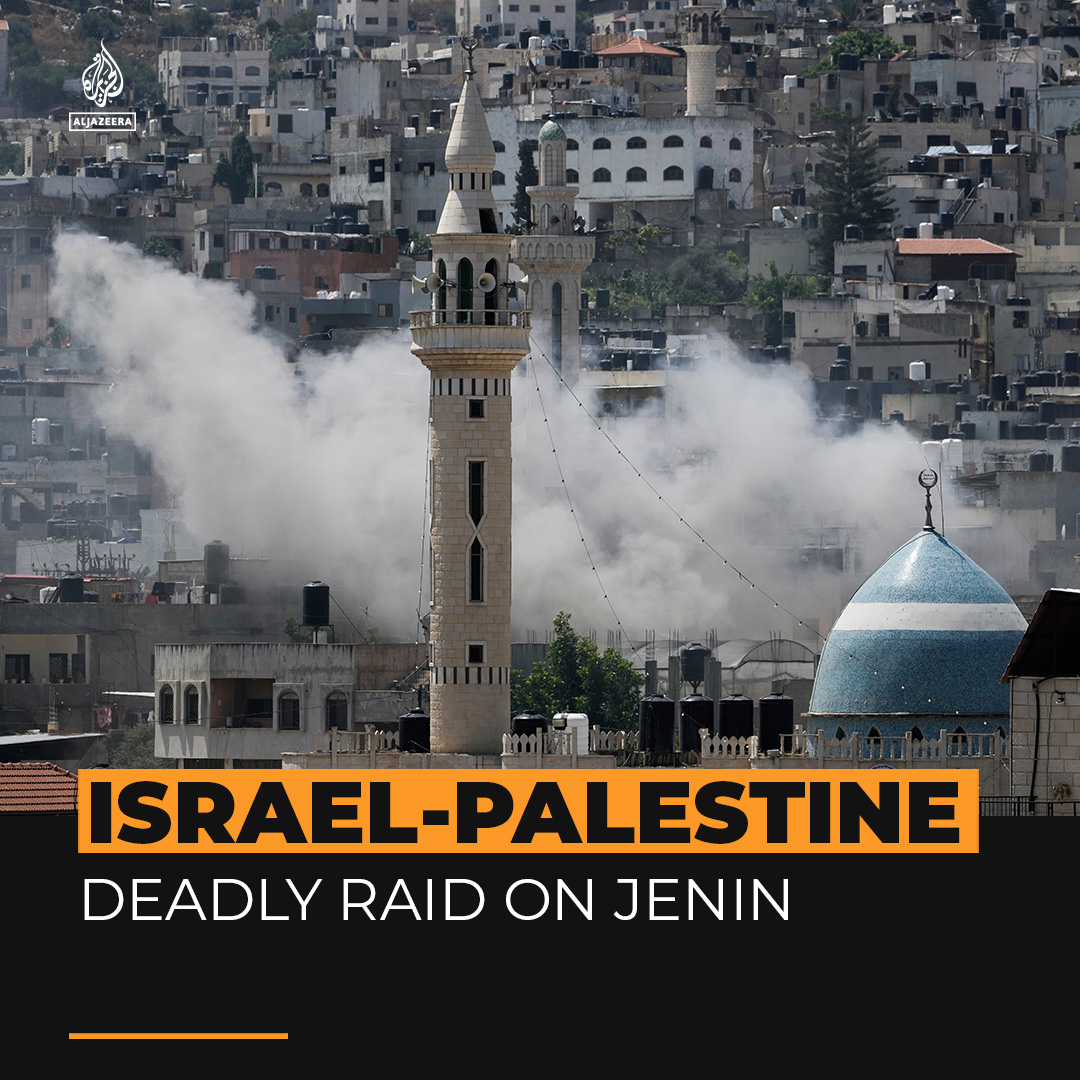 Israel has launched what’s thought to be its biggest military incursion into Jenin in the occupied West Bank for around 20 years. Several Palestinians were killed as Israeli forces attacked from the air and sent in ground forces ⬇️