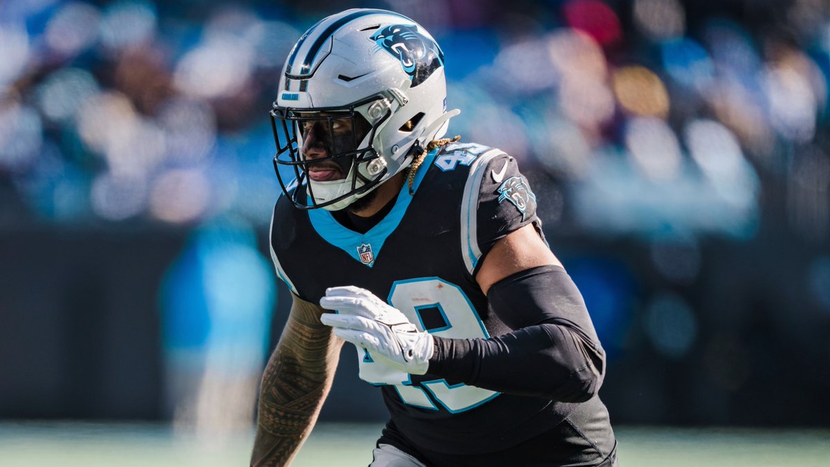 .Frankie Luvu racked up 19 TFLs in 2022 and tied for the lead in the NFC 👏