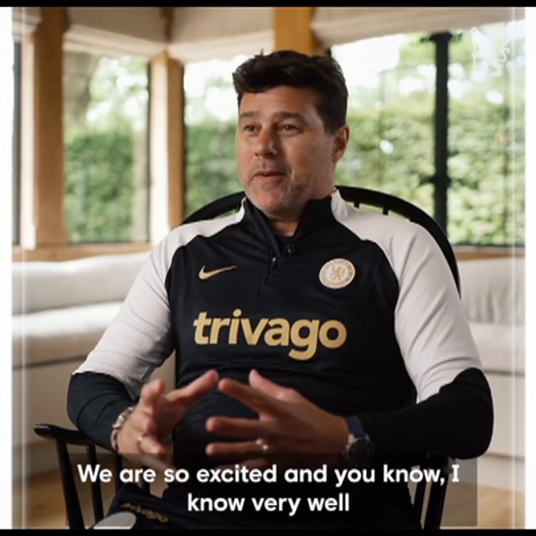 "I think in the last 10, 15 years, Chelsea is the greatest team in England." 👀 Mauricio Pochettino speaks for the first time since being named Chelsea manager 🔵👀🗣️