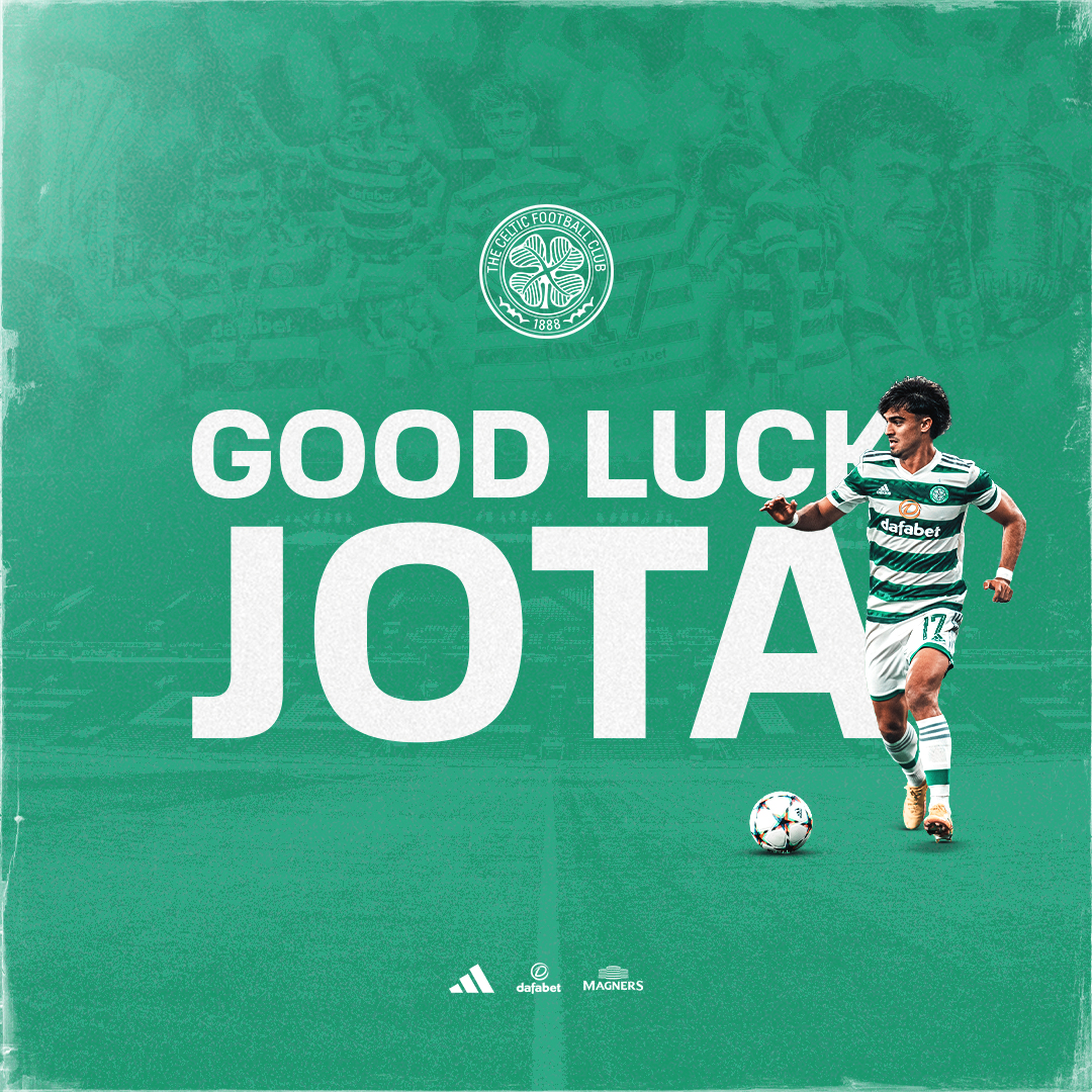 We can confirm that Jota has joined Al-Ittihad on a permanent transfer. Everyone at #CelticFC thanks Jota for his contribution to the Club, and wishes him good luck in his future career 🍀