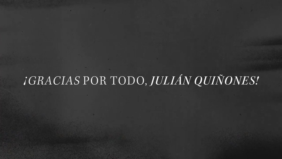 Llegaste con la firme convicción de transformar nuestra historia y de tu mano conseguimos muchas alegrías, Julián Quiñones… ❤️🖤 Hoy nuestros caminos se separan, pero siempre quedarás en la memoria Rojinegra, demostrando que esto #NoSeExplicaSeSiente