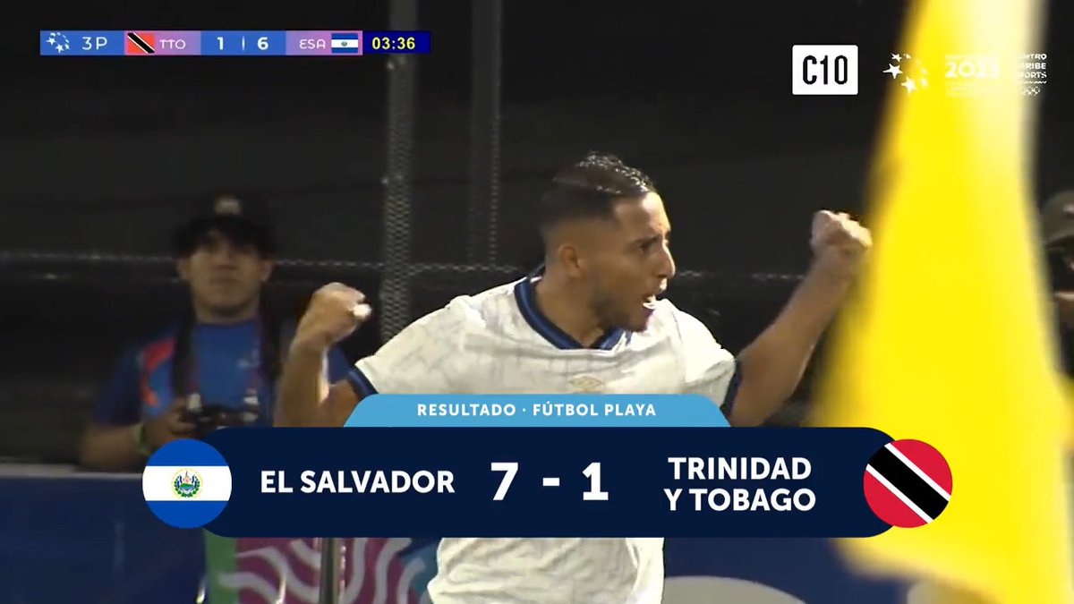 ¡Los Cangrejitos lo hicieron de nuevo! Les comparto el resumen de los goles ante Trinidad y Tobago, donde la Selecta Playera se impuso 7 a 1. Todo el apoyo de El Salvador está con ustedes muchachos 🇸🇻