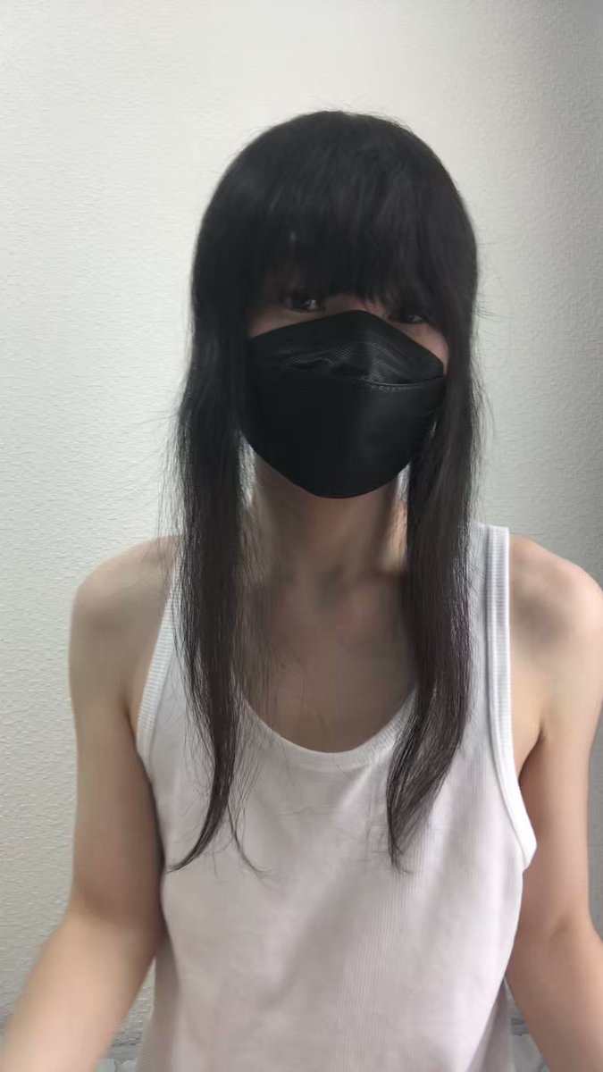 寝起きの動画テスト。 お会いする時はこんな見た目です。