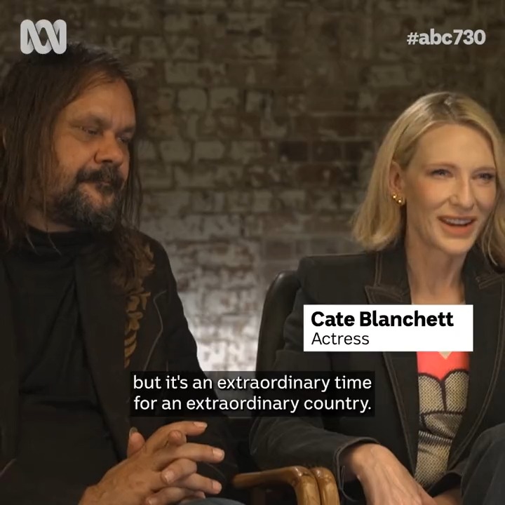 ‘It’d be a sad moment if we missed this’: Director of The New Boy Warwick Thornton and star Cate Blanchett say an Indigenous Voice is an ‘incredible’ opportunity to embrace Australia’s shared history. Watch the full interview on ABC TV and ABC iview tonight. #abc730