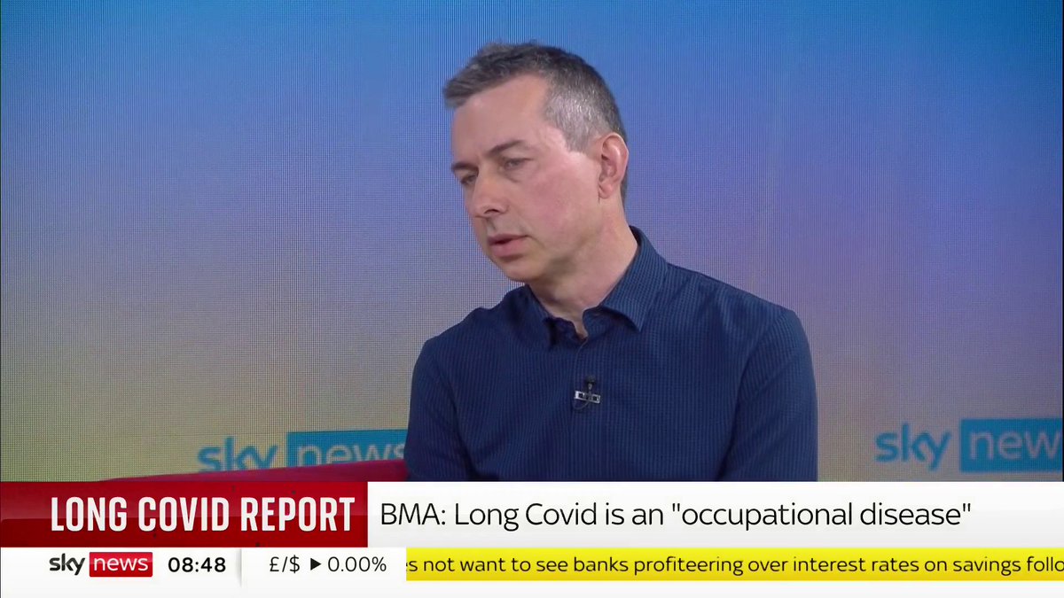 1 in 5 doctors with long COVID have been forced to reduce their hours or quit, according to a new report. GP, Dr Chris Sanders tells us about how he had to give up his job because of 'disabling fatigue' caused by long COVID. #KayBurley LH