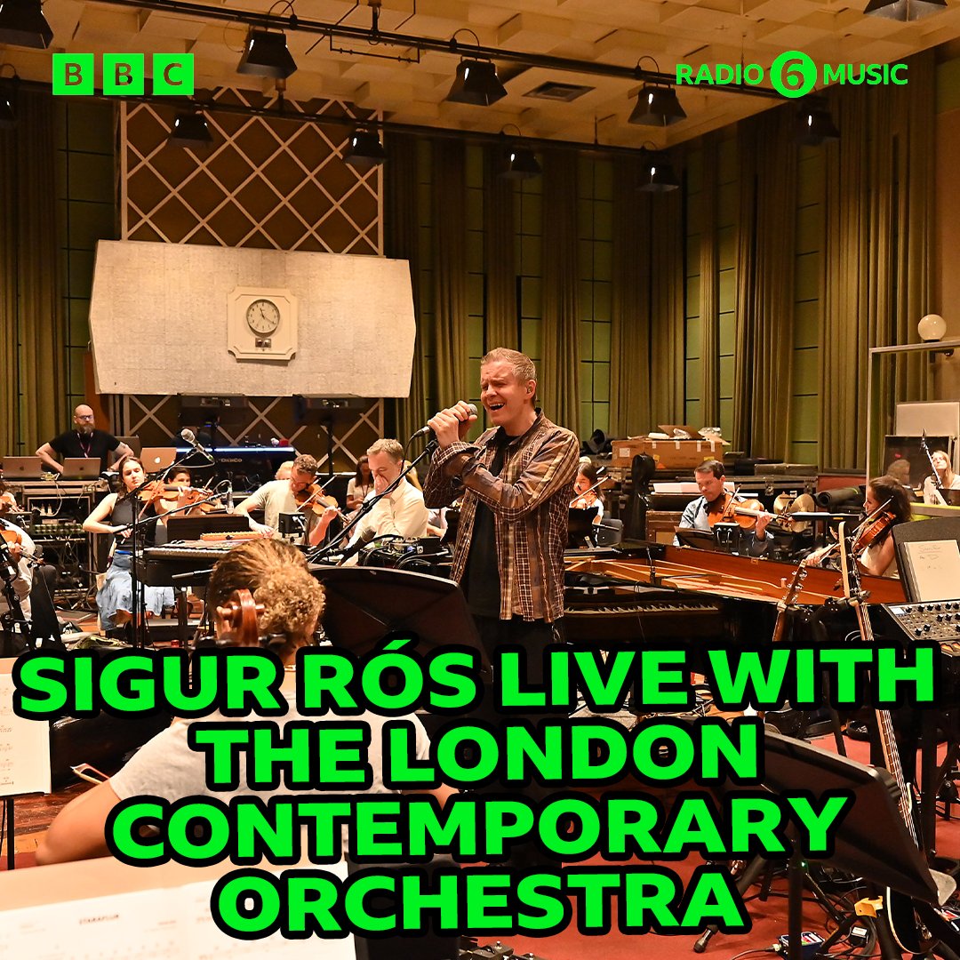 Absolutely stunning 💫 Sigur Rós played a very special live session with the London Contemporary Orchestra for maryannehobbs. Listen now on @bbcsounds: