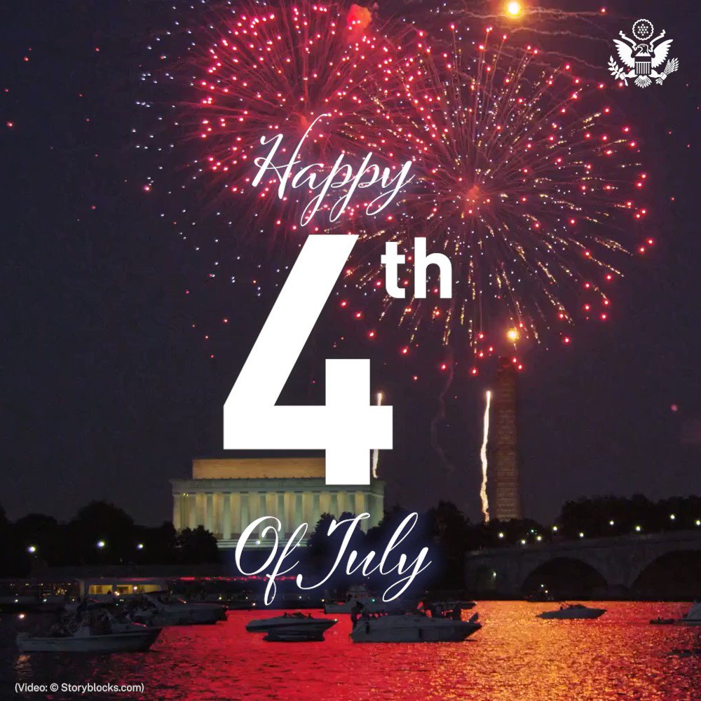 Happy U.S. Independence Day! Today, we celebrate our freedom and liberty.