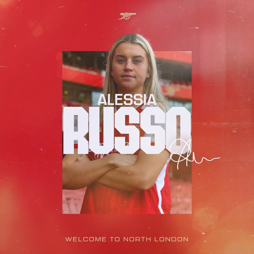 Welcome to the Arsenal family. Alessia Russo is our new No.23 โค๏ธ