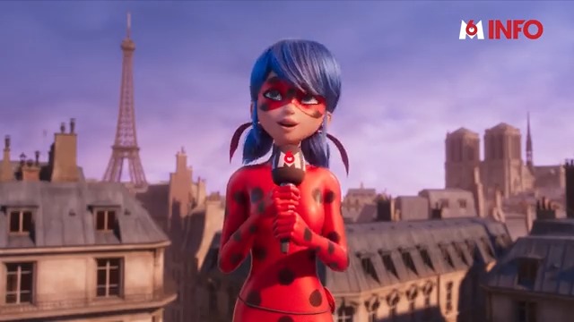 Ladybug รฉtait en direct dans le JT du #19h45 avec Xavier de Moulins !