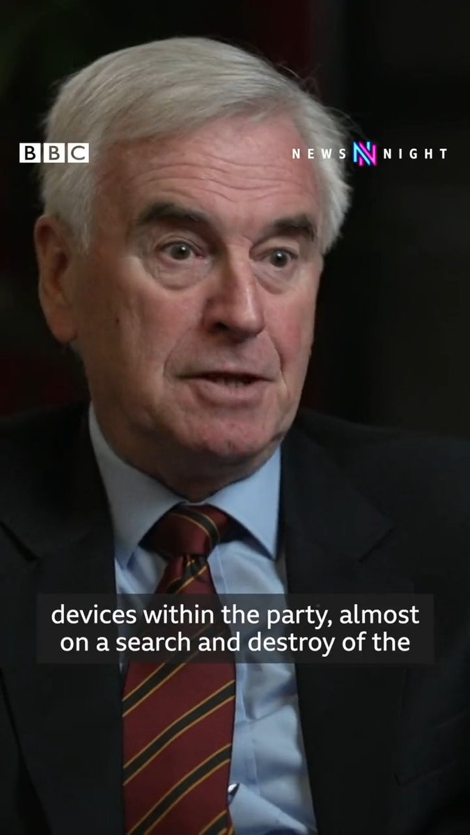 ‘They seem to be more interested in destroying the..left in the party than getting a Labour government’ Former Shadow Chancellor John McDonnell accuses Keir Starmer of allowing a ‘right-wing faction… drunk on power’ to ‘search and destroy’ Labour’s Left