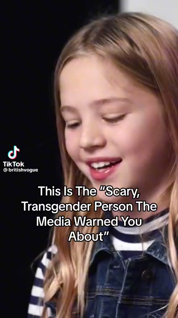 Folks, this is a transgender child. You don’t have to be scared.