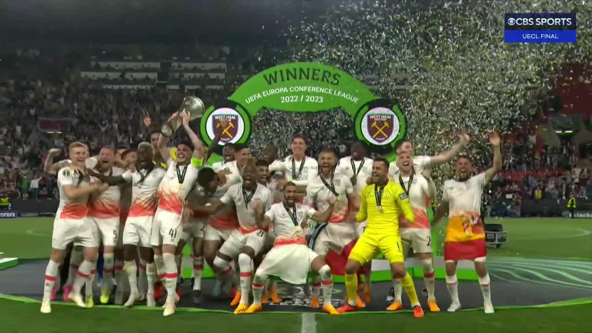 WATCH: Declan Rice’s first and last ever trophy won as a professional player.