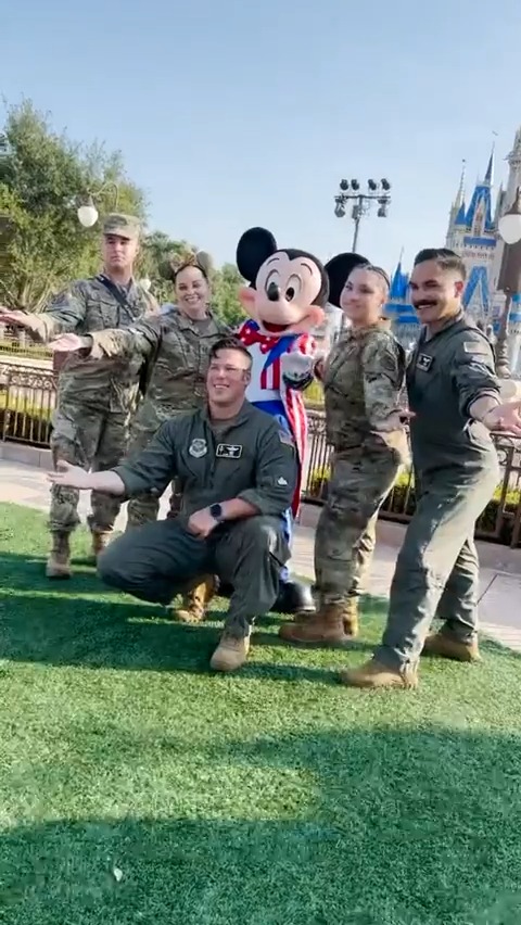 Happy 4th of July ❤️🤍💙 #DisneyParks #4thofJuly #AFflyover