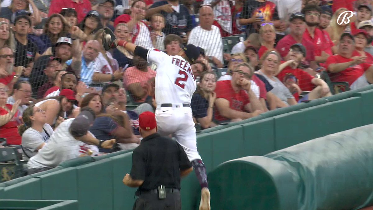 Tyler Freeman makes a fantastic catch against the net! 😳 #ForTheLand
