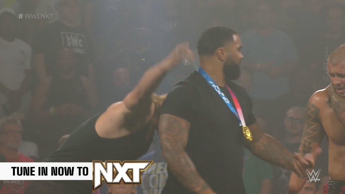 💪💪💪 LET'S GO @GableSteveson!!! #NXTUnderground #WWENXT