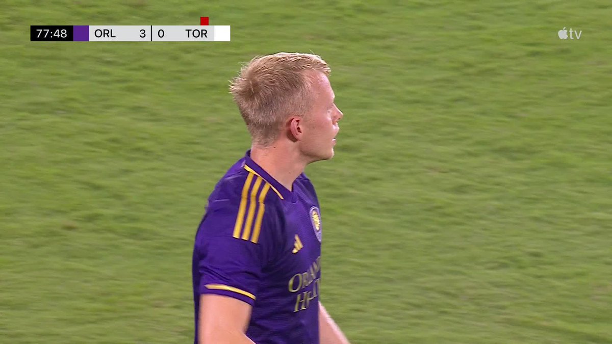 Dagur Thórhallsson rounds the keeper and surely seals the win. His first MLS goal makes it three goals and three points. #OrlandoCity