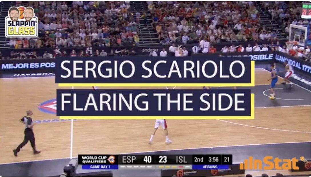 { Attacking the Zone - Flaring the Side } A great Zone Set from Coach Sergio Scariolo using double backside flares for the shooter with the screeners crossing. The simultaneous on-ball screen occupies the top guard as well, nicely setting up the Flares.