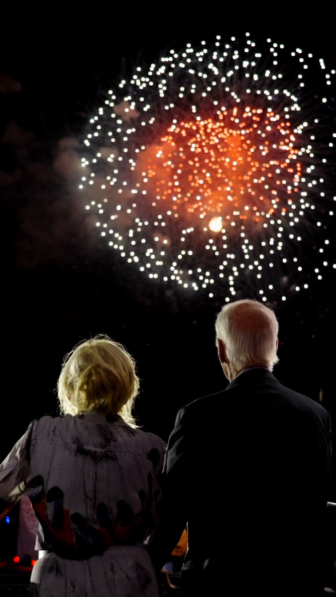 Today, we celebrated independence, liberty, and freedom at your house — the People's House.