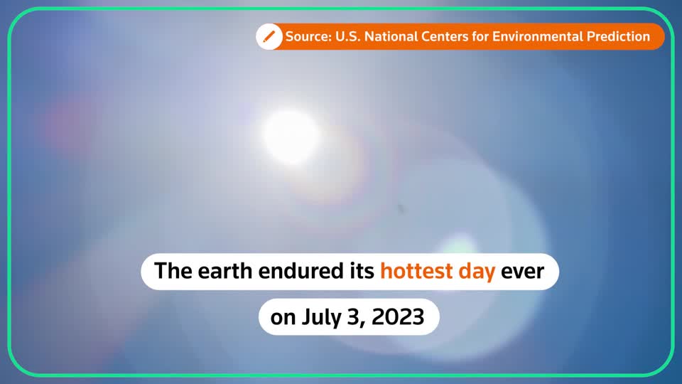 🌍 | El día más caluroso jamás registrado fue el lunes 03/07, con una temperatura global promedio de 62,62 °F (17,18°C), incluso en la Antártida se registraron números elevados. 🇺🇸 Arizona: 116°F (46,6°C) 🇨🇳 Beijing: 95°F (35°C) 🇵🇪 Lima: 79°F (26,2°C)