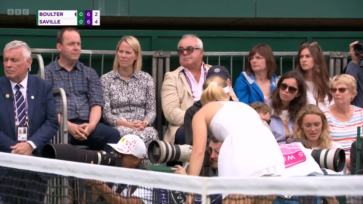A protest on #Wimbledon Court 18 for the second time today.