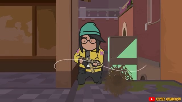 "Killjoy is easy" Via Keybee Animation on YT | #VALORANT Meanwhile what every Killjoy has to deal with: