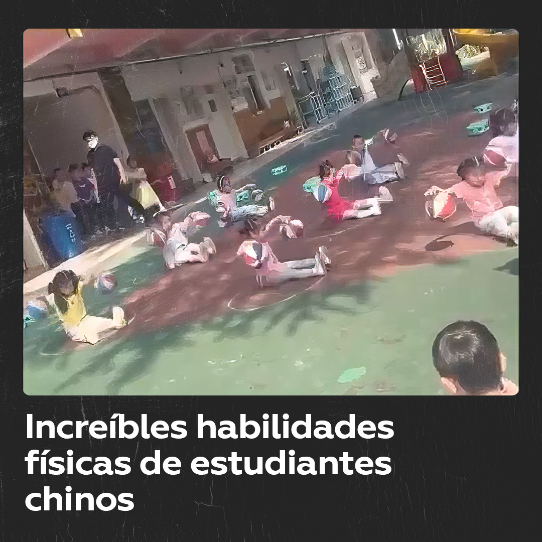 En una escuela china, la educación física para los niños se presenta de una manera única. Con una perfecta sincronización, los pequeños participan en actividades que desafían hasta a los adultos.