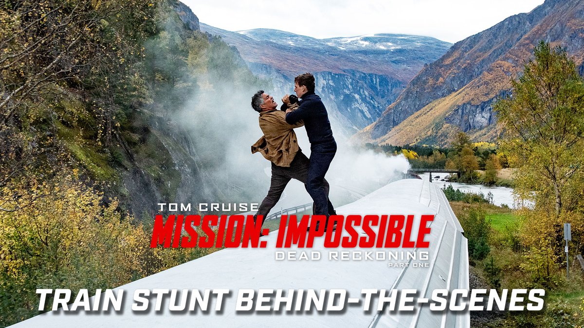 This level of practical filming may never be done again. Go behind-the-scenes with Tom Cruise fighting on the roof of a moving train in #MissionImpossible - Dead Reckoning Part One, only in theatres July 12.