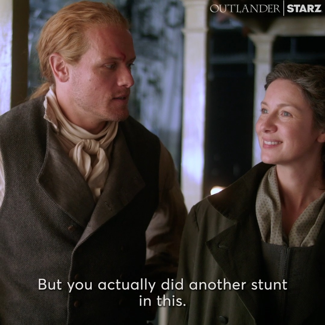 A massive effort for a massively tear-jerking scene. Thank you team #Outlander, it was worth every bucket!